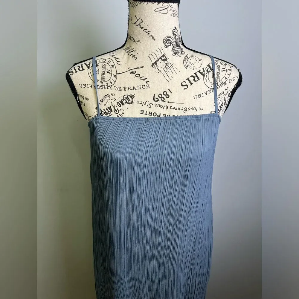Madewell The Goldie Dress in Plissé NWT Size 00